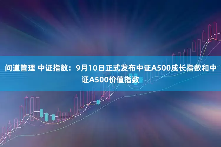 问道管理 中证指数：9月10日正式发布中证A500成长指数和中证A500价值指数