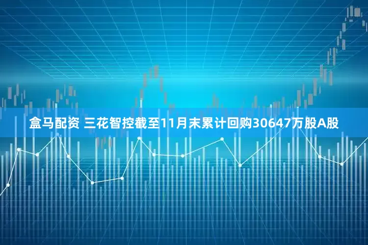 盒马配资 三花智控截至11月末累计回购30647万股A股