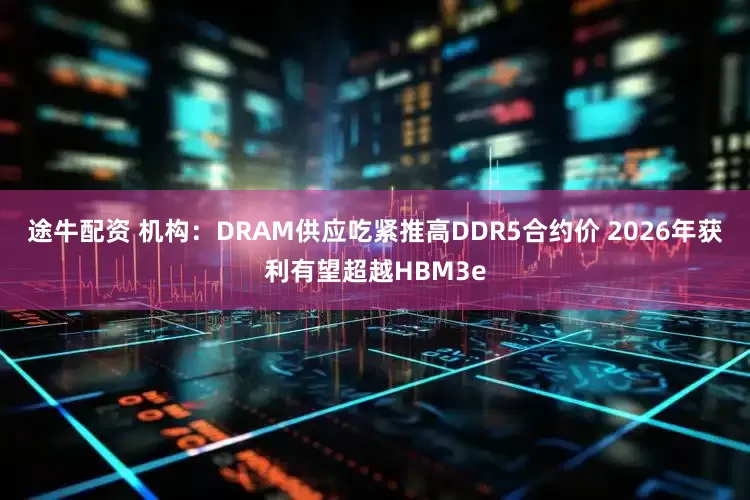 途牛配资 机构：DRAM供应吃紧推高DDR5合约价 2026年获利有望超越HBM3e